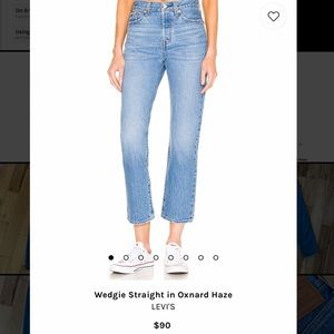 LEVI’S Wedgie Straight in Oxnard Haze Size 25
W 25 L 28 NWT